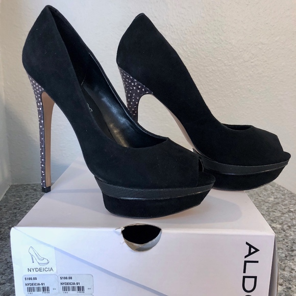 ALDO Nydeicia Peep Toe Pumps - Picture 8 of 8